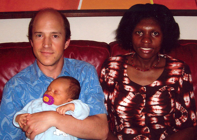 Greg, Joachim and Joanitha, Fort Collins, Colorado, 2005