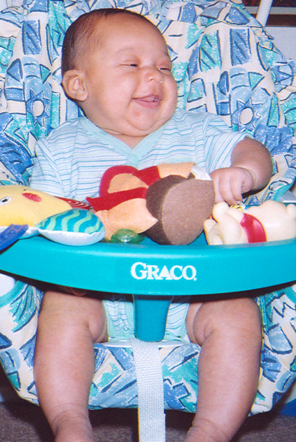 Joachim in his swing, Fort Collins, Colorado, 2005