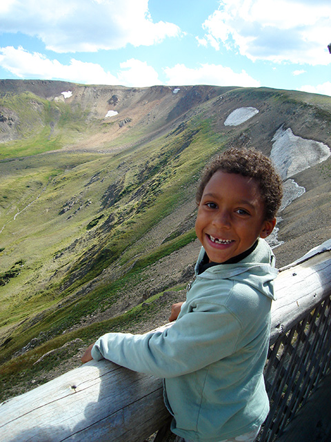 Joachim at Trail Ridge Overlook, Rocky Mountain National Park, Colorado, 2012