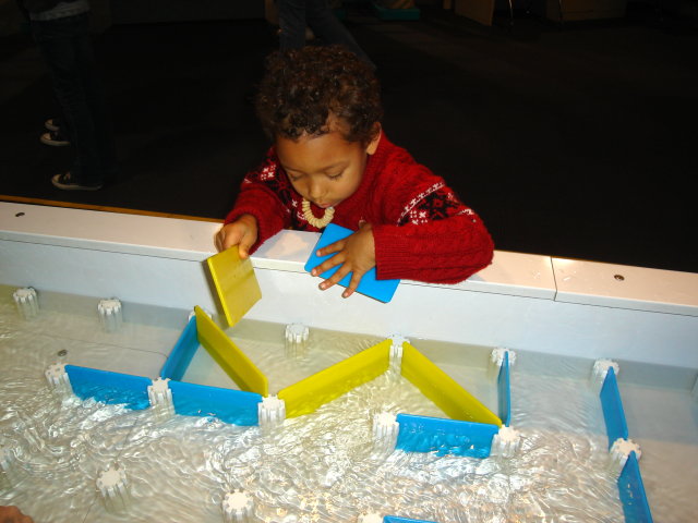 Joachim with water locks at the children's museum, Las Vegas, Nevada, 2009