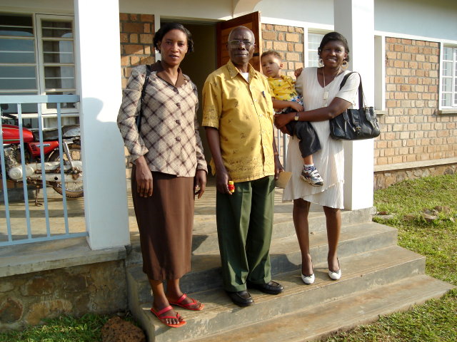 Krista, Mr. Bakinikana and Joanitha, Bukoba, Tanzania, 2008