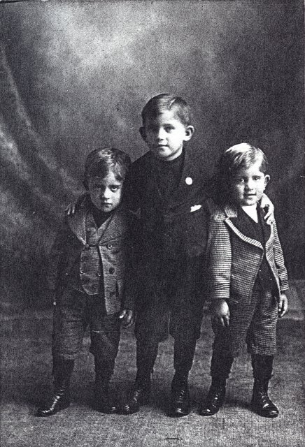 Michael, Tony and a twin, Milwaukee, Wisconsin, 1900?