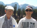 Don, Greg and Joachim at Sprague Lake, Rocky Mountain National Park, Colorado, 2008