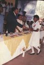 Joanitha at primary school graduation, Bukoba, Tanzania, 1991