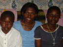 Joanitha with the Kagirwa family, Mwanza, Tanzania, 2008