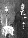 Michael Vogl at first communion, Milwaukee, Wisconsin, 1905?